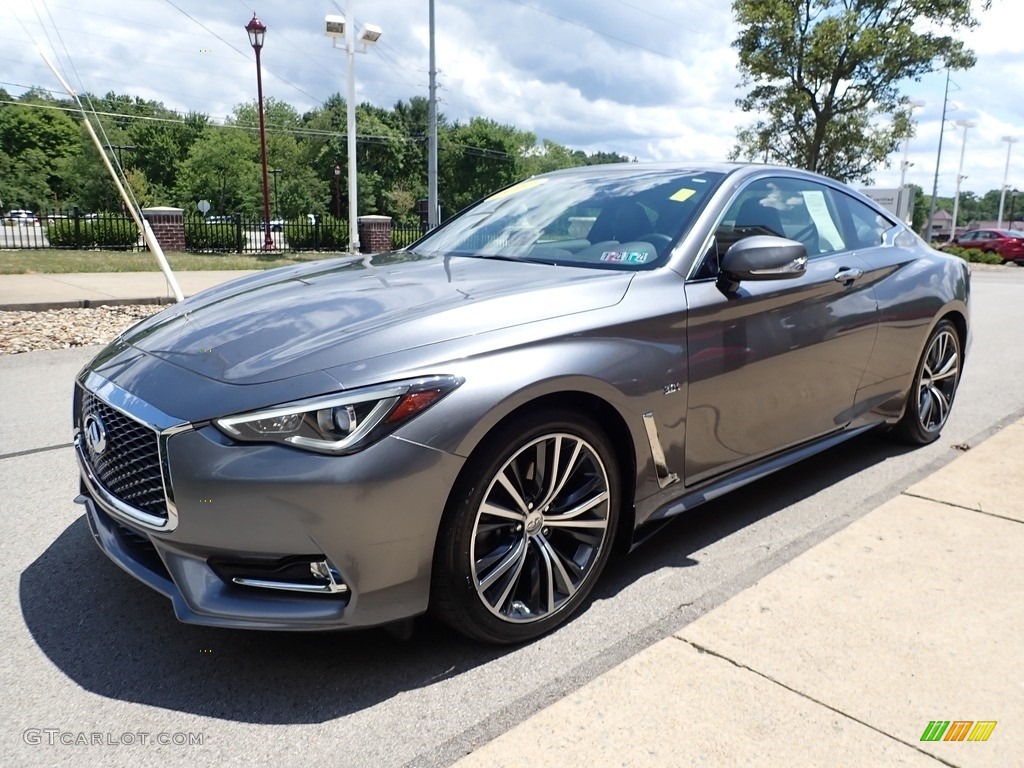 Graphite Shadow 2017 Infiniti Q60 3.0t Premium AWD Coupe Exterior Photo #138913406