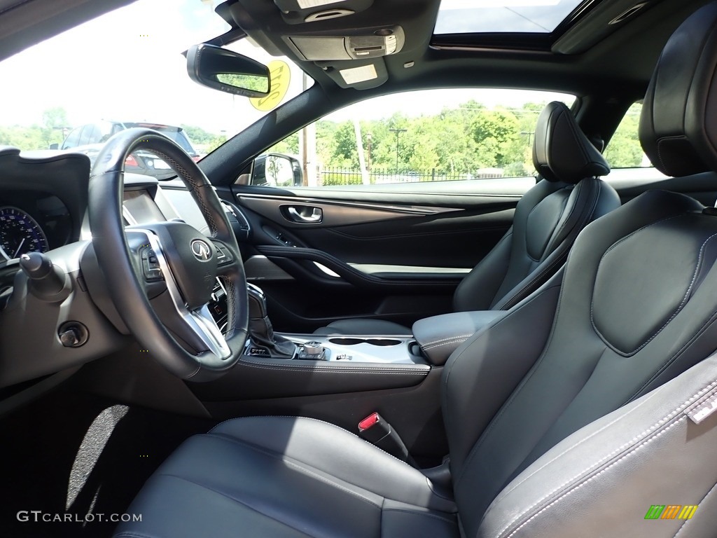 2017 Infiniti Q60 3.0t Premium AWD Coupe Front Seat Photos