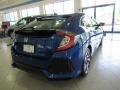 2017 Aegean Blue Metallic Honda Civic LX Hatchback  photo #3