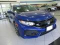 Aegean Blue Metallic - Civic LX Hatchback Photo No. 6