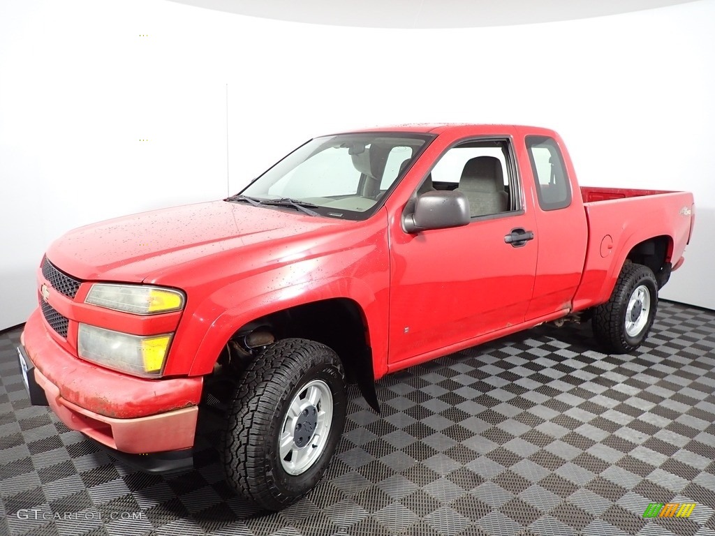 Victory Red 2008 Chevrolet Colorado LS Extended Cab 4x4 Exterior Photo #138914807