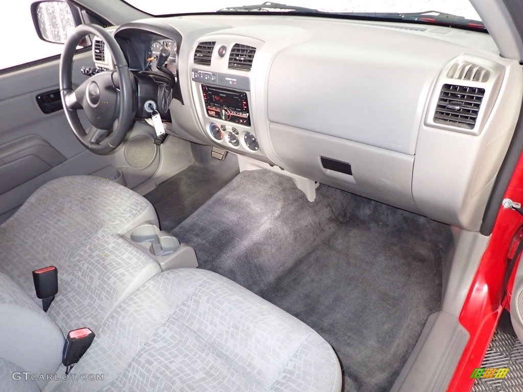 2008 Colorado LS Extended Cab 4x4 - Victory Red / Medium Pewter photo #20