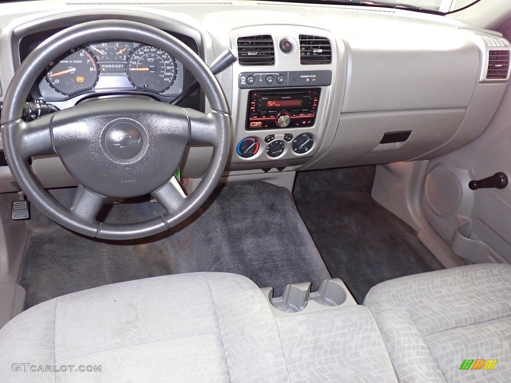 2008 Colorado LS Extended Cab 4x4 - Victory Red / Medium Pewter photo #24