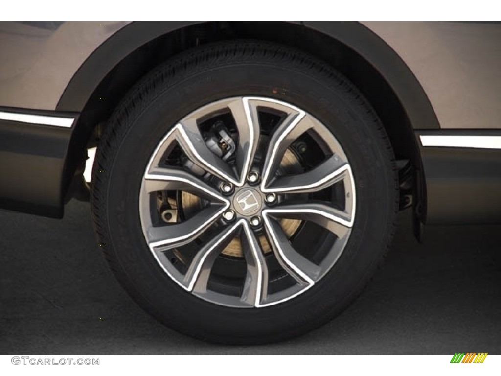 2020 CR-V Touring AWD Hybrid - Modern Steel Metallic / Black photo #8