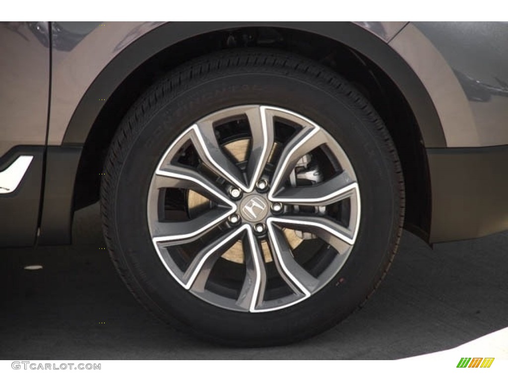 2020 CR-V Touring AWD Hybrid - Modern Steel Metallic / Black photo #9