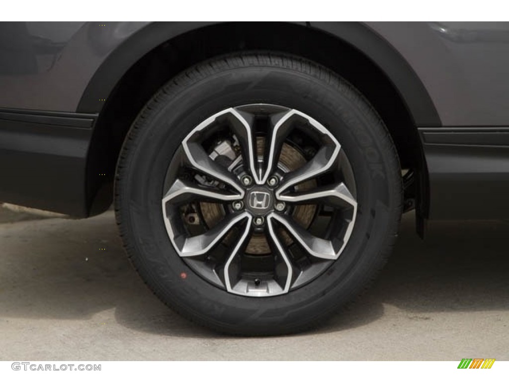 2020 CR-V EX-L AWD Hybrid - Modern Steel Metallic / Black photo #8