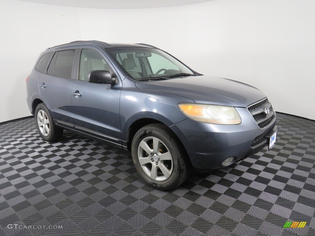 2007 Santa Fe SE - Slate Blue / Beige photo #2