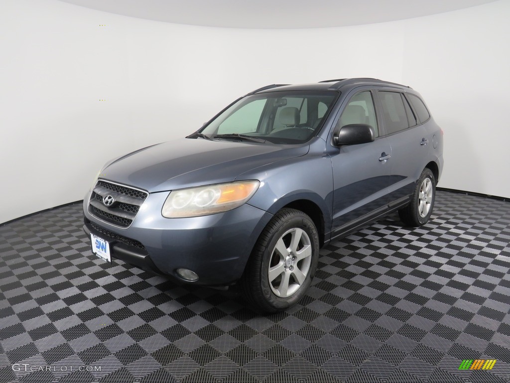 2007 Santa Fe SE - Slate Blue / Beige photo #7