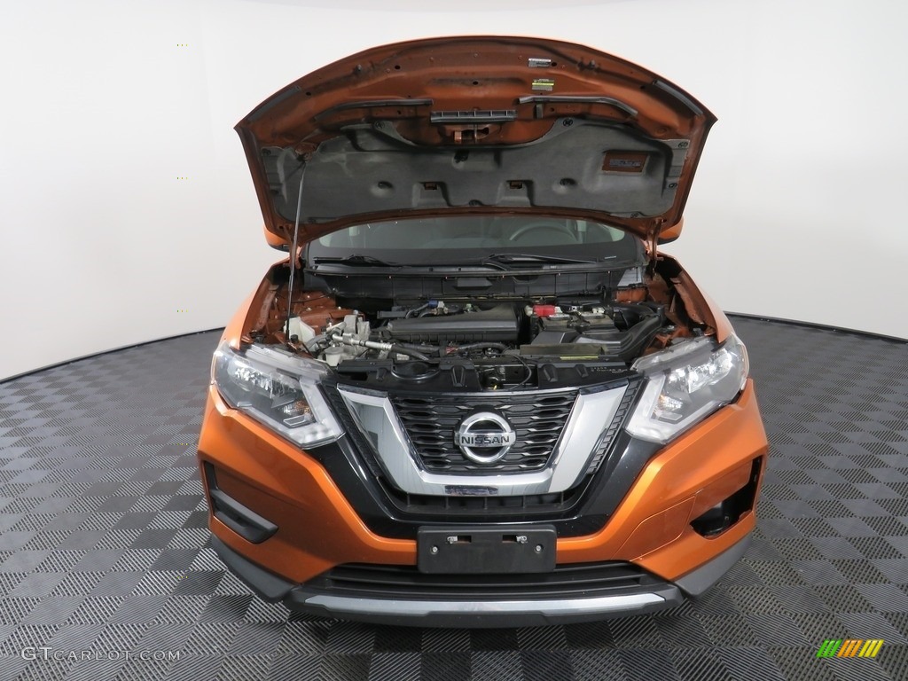 2017 Rogue S AWD - Monarch Orange / Charcoal photo #6