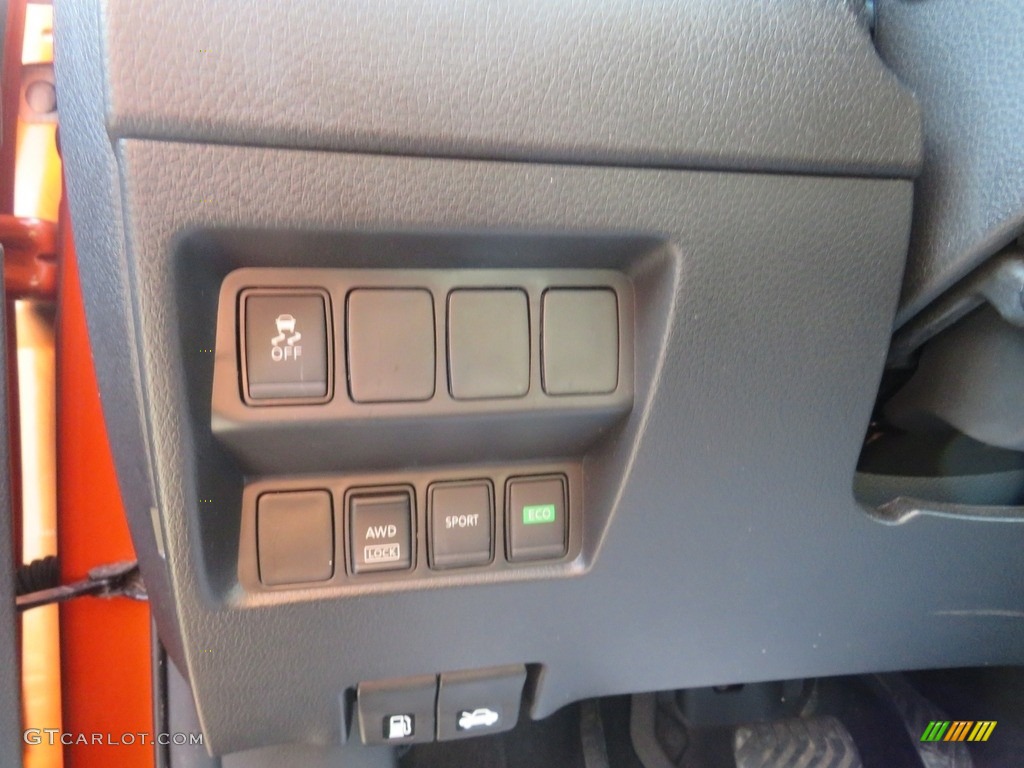 2017 Rogue S AWD - Monarch Orange / Charcoal photo #18