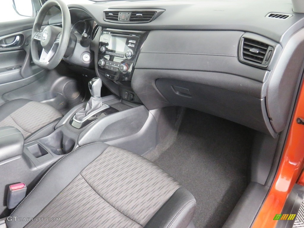 2017 Rogue S AWD - Monarch Orange / Charcoal photo #38