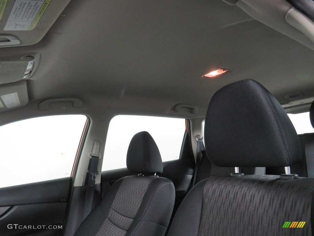 2017 Rogue S AWD - Monarch Orange / Charcoal photo #39