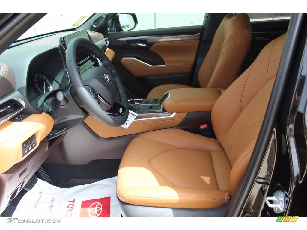 2020 Toyota Highlander Platinum Front Seat Photo #138921068