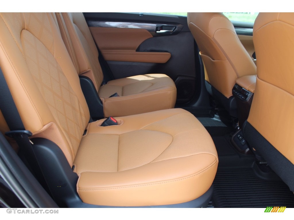 Glazed Caramel Interior 2020 Toyota Highlander Platinum Photo #138921254