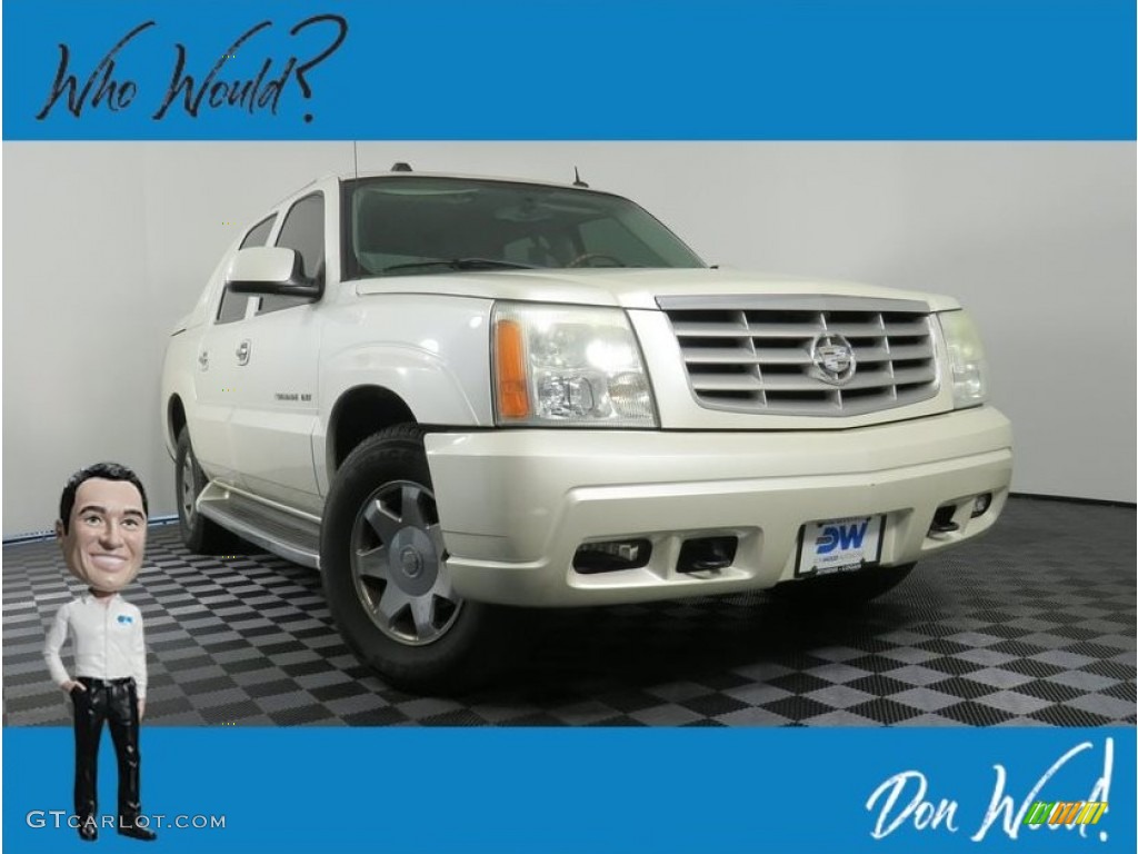 2004 Escalade EXT AWD - White Diamond / Shale photo #1