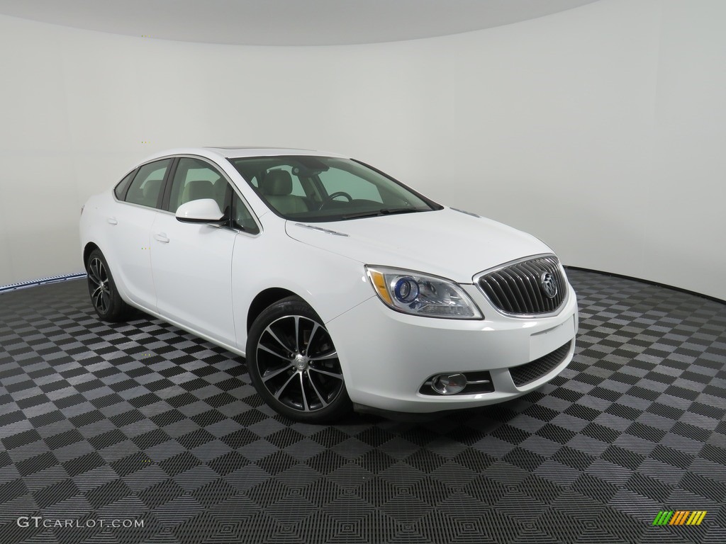 White Diamond Tricoat 2016 Buick Verano Sport Touring Group Exterior Photo #138921548