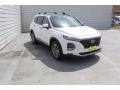 2020 Quartz White Hyundai Santa Fe Limited  photo #2