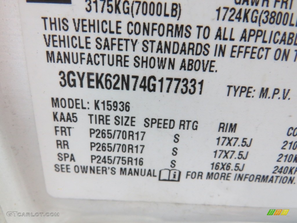 2004 Escalade EXT AWD - White Diamond / Shale photo #41
