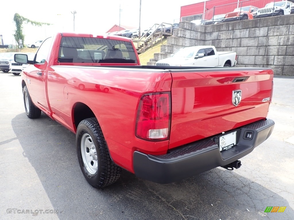 2018 1500 Tradesman Regular Cab 4x4 - Flame Red / Black/Diesel Gray photo #3