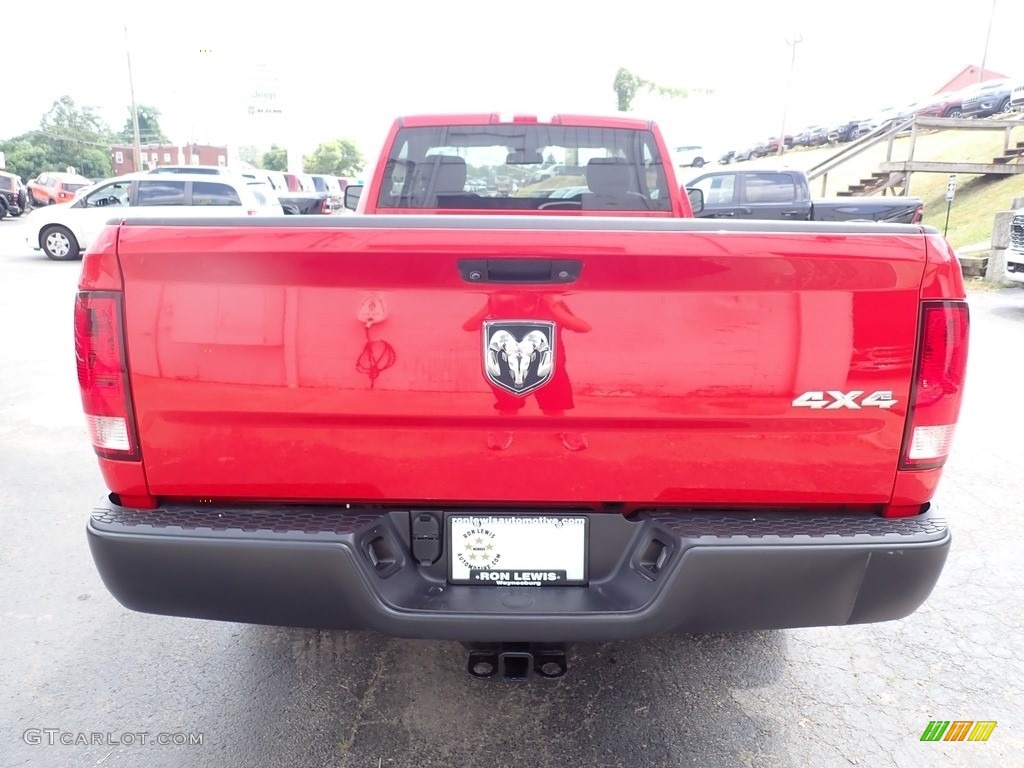 2018 1500 Tradesman Regular Cab 4x4 - Flame Red / Black/Diesel Gray photo #4