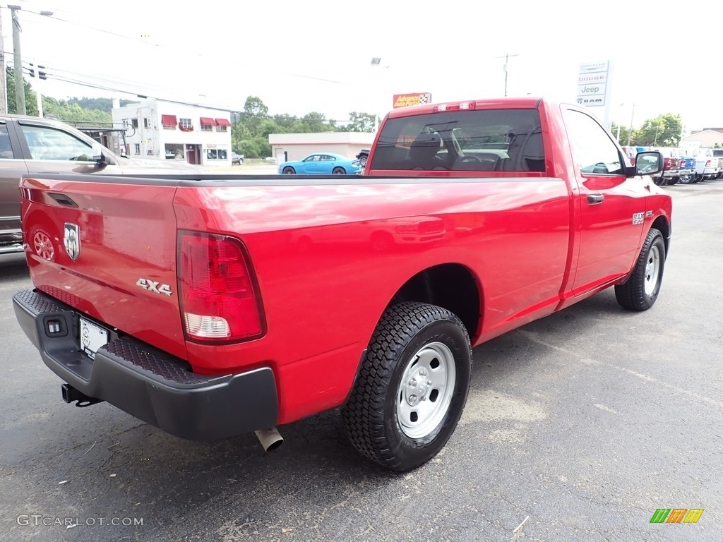 2018 1500 Tradesman Regular Cab 4x4 - Flame Red / Black/Diesel Gray photo #5