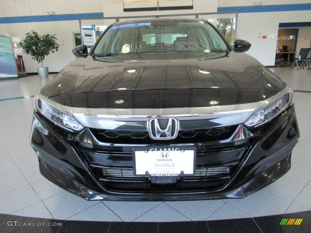 2018 Accord LX Sedan - Crystal Black Pearl / Black photo #13