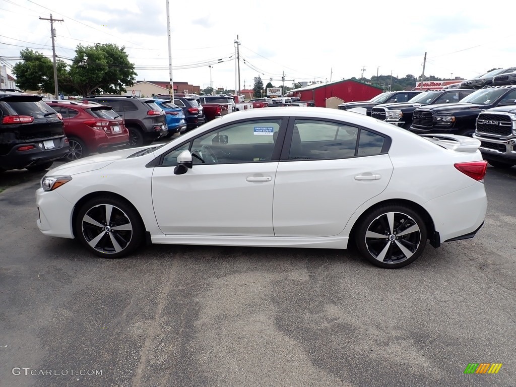 Crystal White Pearl 2018 Subaru Impreza 2.0i Sport 4-Door Exterior Photo #138927623