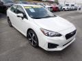 Crystal White Pearl 2018 Subaru Impreza 2.0i Sport 4-Door Exterior