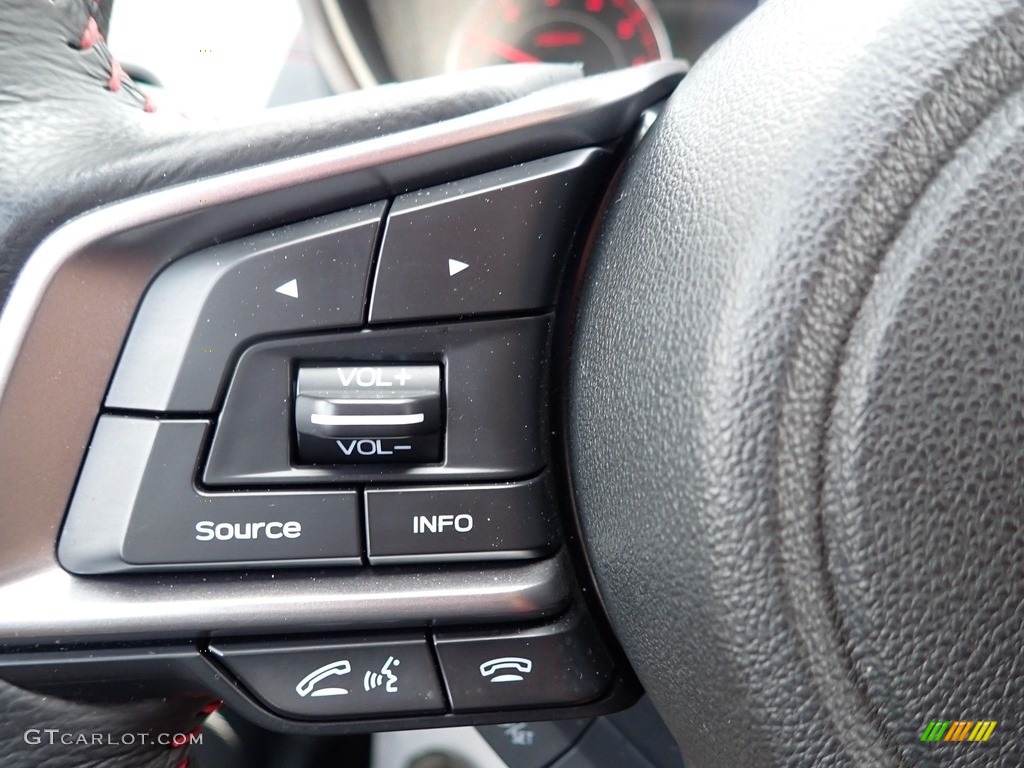 2018 Subaru Impreza 2.0i Sport 4-Door Black Steering Wheel Photo #138927920