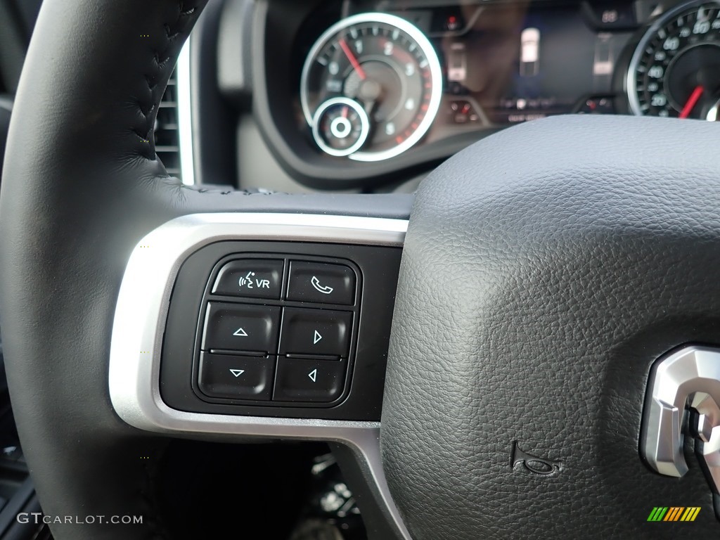 2020 Ram 2500 Big Horn Crew Cab 4x4 Black Steering Wheel Photo #138931631