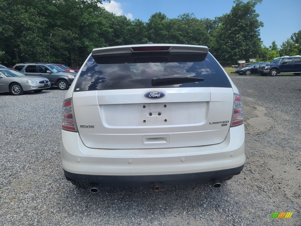 2010 Edge Limited AWD - White Platinum Tri-Coat / Camel photo #4