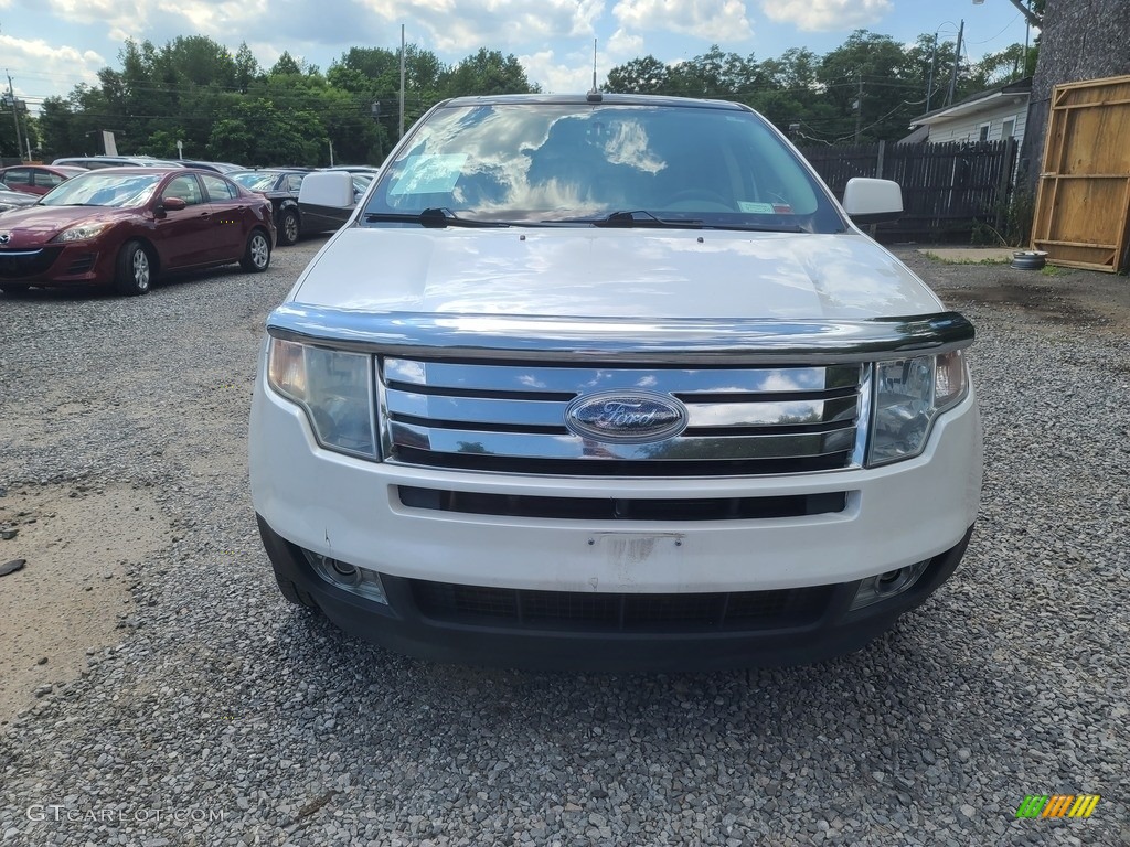 2010 Edge Limited AWD - White Platinum Tri-Coat / Camel photo #7