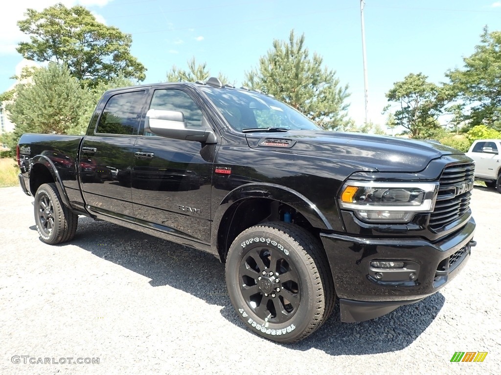 Diamond Black Crystal Pearl 2020 Ram 2500 Laramie Crew Cab 4x4 Exterior Photo #138938422