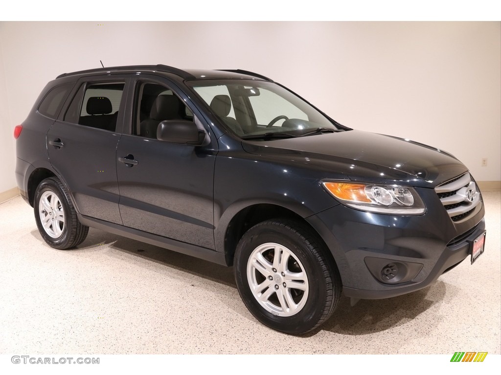 2012 Santa Fe GLS AWD - Pacific Blue Pearl / Gray photo #1