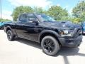 2020 Diamond Black Crystal Pearl Ram 1500 Classic Warlock Quad Cab 4x4  photo #3