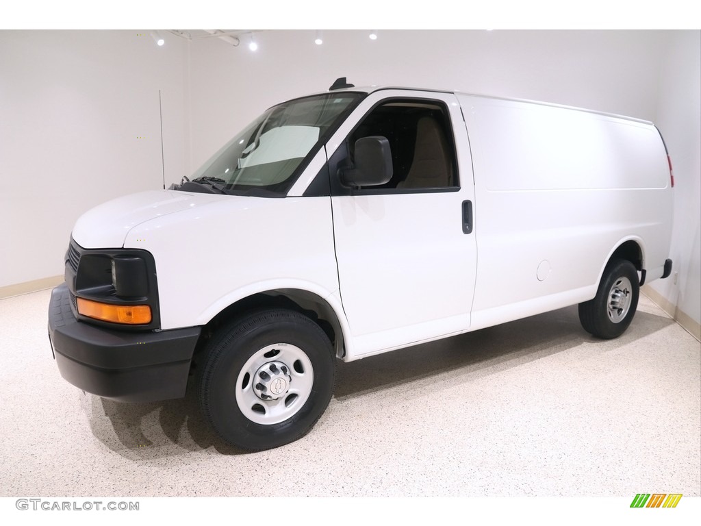 Summit White 2016 Chevrolet Express 2500 Cargo WT Exterior Photo #138939647