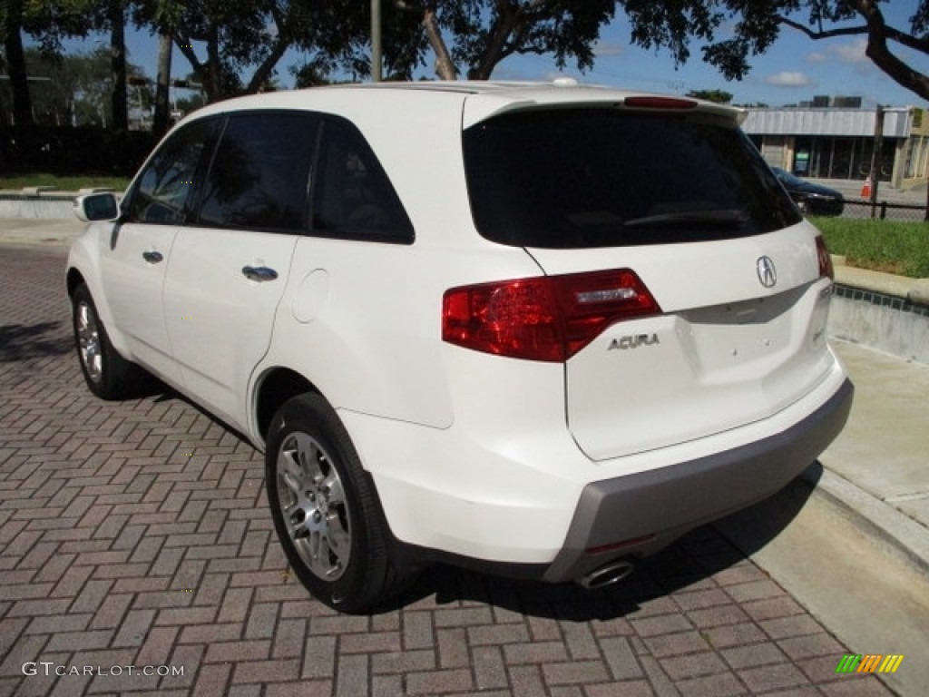 2009 MDX  - Aspen White Pearl / Parchment photo #5