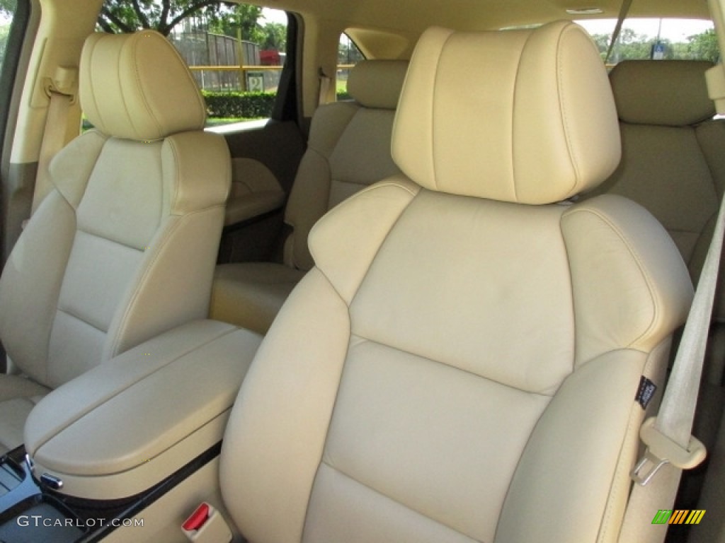 2009 MDX  - Aspen White Pearl / Parchment photo #8