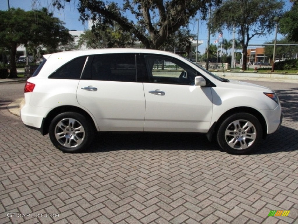 2009 MDX  - Aspen White Pearl / Parchment photo #11