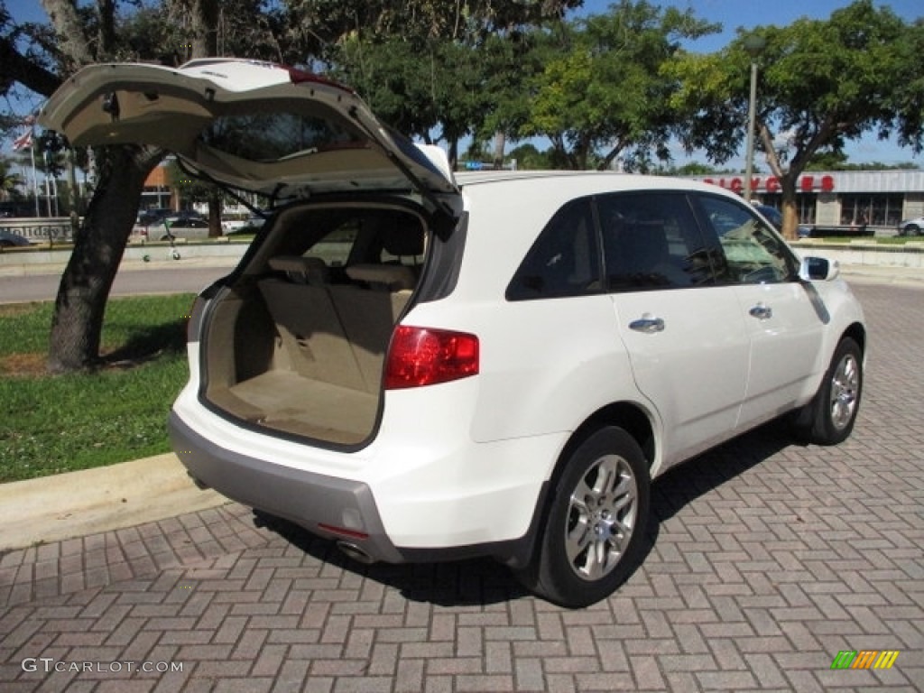 2009 MDX  - Aspen White Pearl / Parchment photo #15