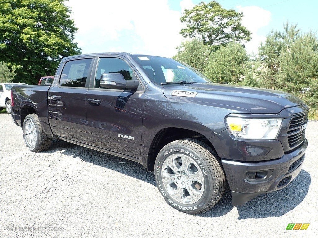 2020 1500 Big Horn Crew Cab 4x4 - Maximum Steel Metallic / Black photo #3