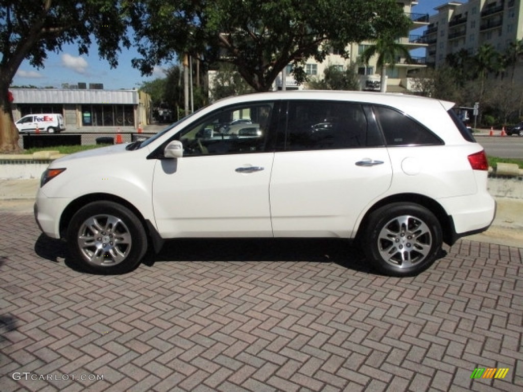 2009 MDX  - Aspen White Pearl / Parchment photo #52