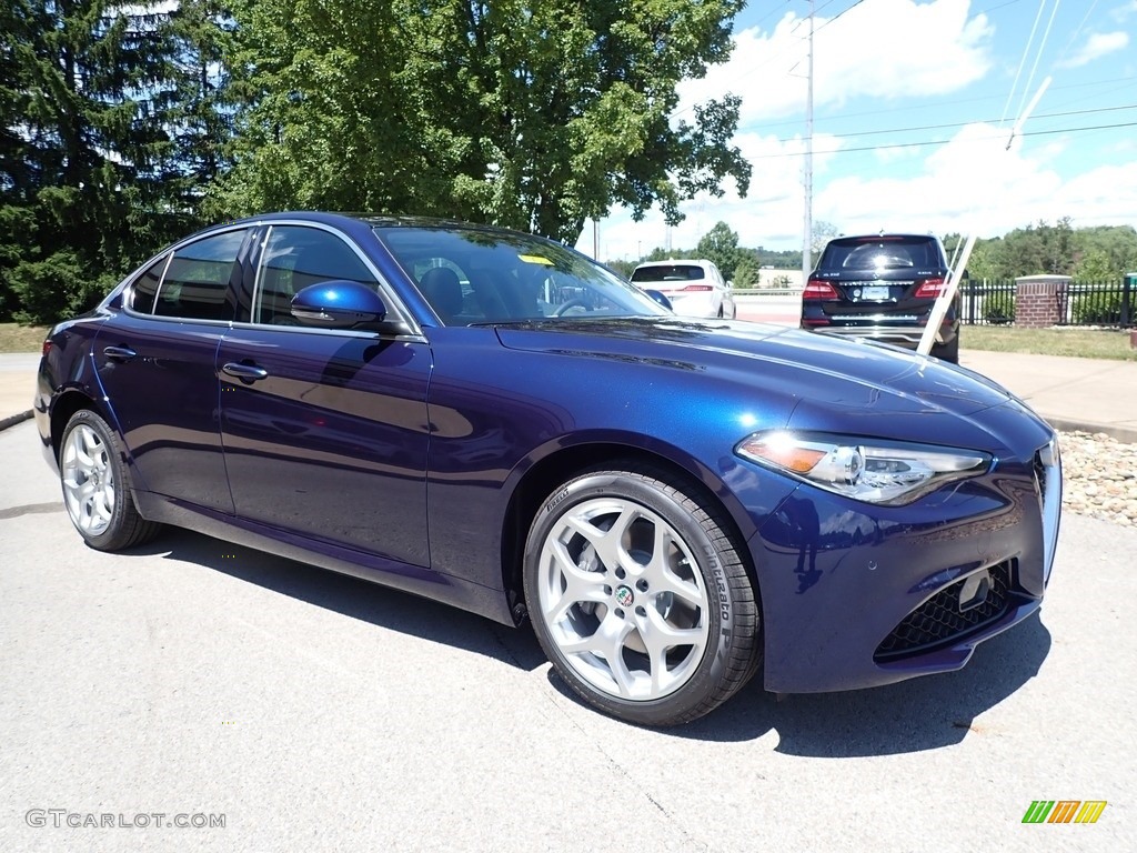 Montecarlo Blue Metallic 2020 Alfa Romeo Giulia TI AWD Exterior Photo #138941051