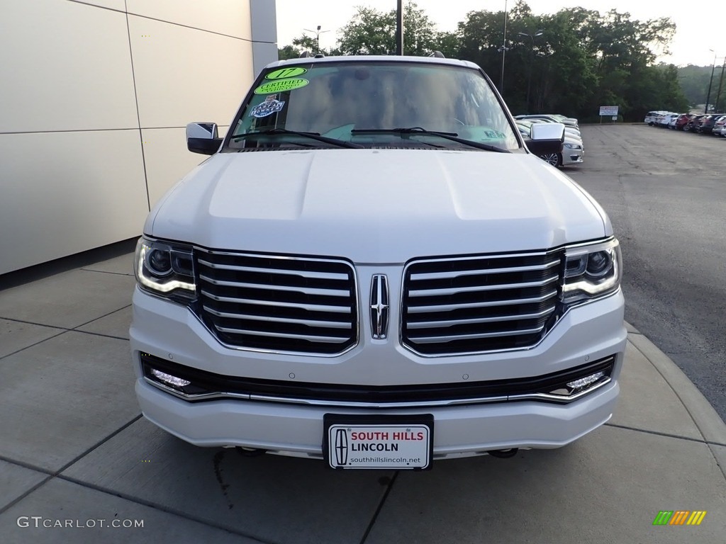 2017 Navigator Select 4x4 - White Platinum / Medium Light Stone photo #9