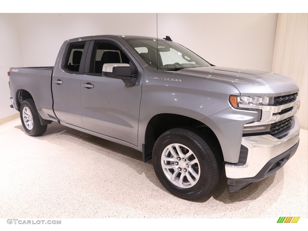 2020 Silverado 1500 LT Double Cab 4x4 - Satin Steel Metallic / Jet Black photo #1