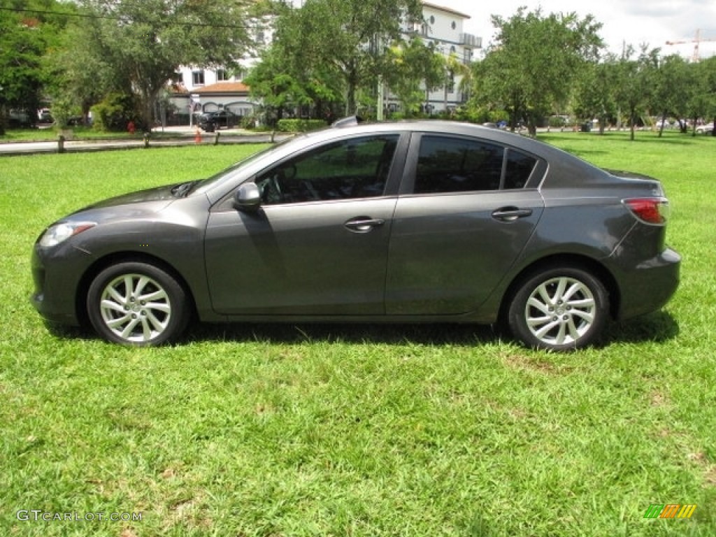 Graphite Mica 2012 Mazda MAZDA3 i Grand Touring 4 Door Exterior Photo #138941267