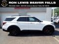 2020 Star White Metallic Tri-Coat Ford Explorer ST 4WD  photo #1