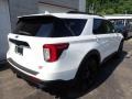 2020 Star White Metallic Tri-Coat Ford Explorer ST 4WD  photo #2