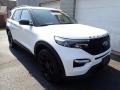 2020 Star White Metallic Tri-Coat Ford Explorer ST 4WD  photo #3