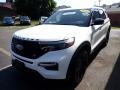 2020 Star White Metallic Tri-Coat Ford Explorer ST 4WD  photo #5